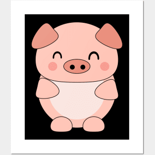 Cute Baby Pig Posters and Art
